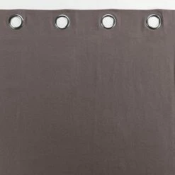 Paris Prix Rideau à Oeillets Panama 140x240cm Gris Ardoise -Auchan Boutique B2CD 1028