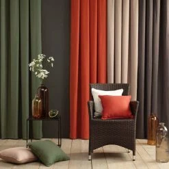 Paris Prix Rideau à Oeillets Panama 140x240cm Gris Ardoise -Auchan Boutique B2CD 1030