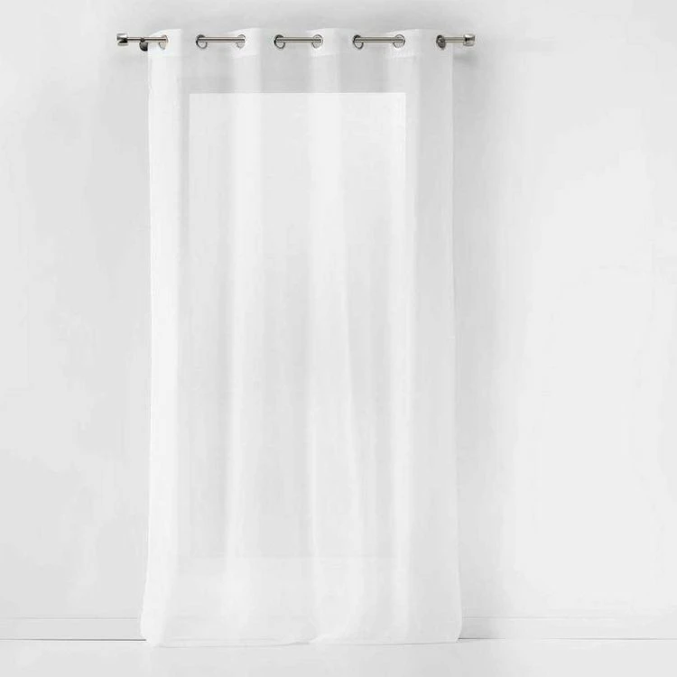 Paris Prix Rideau à Oeillets Etamina 140x240cm Blanc 3 Paris Prix Rideau à Oeillets Etamina 140x240cm Blanc