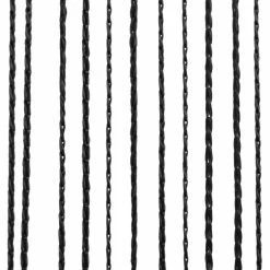 VIDAXL Rideau En Fils 2 Pcs 140 X 250 Cm Noir 9 VIDAXL Rideau En Fils 2 Pcs 140 X 250 Cm Noir -Auchan Boutique B2CD 1069