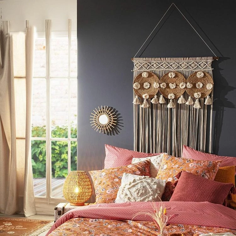 ATMOSPHERA Rideau Fil Macramé Jute 90x200 5 ATMOSPHERA Rideau Fil Macramé Jute 90x200 – Image 3