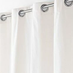 Paris Prix Rideau à Oeillets Panama 140x240cm Blanc -Auchan Boutique B2CD 1097
