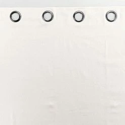 Paris Prix Rideau à Oeillets Panama 140x240cm Blanc -Auchan Boutique B2CD 1098