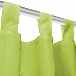 VIDAXL Rideau Occultant Avec Boucles 2 Pcs 140 X 225 Cm Vert -Auchan Boutique B2CD 1123
