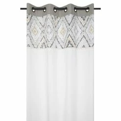 Lovely Casa Rideau à œillets 140x260 Cm Kilim Coton