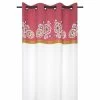 Lovely Casa Rideau à œillets 140x260 Cm Amaryllis Coton