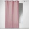 Paris Prix Rideau à Oeillets Panama 140x280cm Rose Dragée