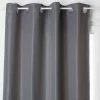 ATMOSPHERA Rideau Occultant Elena - 140 X 260 Cm - Gris Foncé -Auchan Boutique B2CD 1162