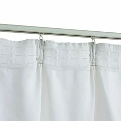 VIDAXL Rideaux Occultants Avec Crochets 2 Pcs Blanc Casse 140x175 Cm -Auchan Boutique B2CD 1169