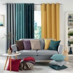 Paris Prix Rideau à Œillets Meliane 140x280cm Violet -Auchan Boutique B2CD 1185