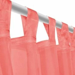 VIDAXL Rideau Occultant 2 Pcs Voile 140 X 225 Cm Rouge -Auchan Boutique B2CD 1213