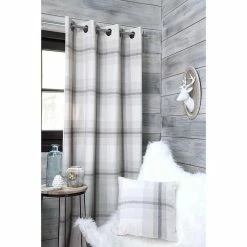 Stof Rideau à œillets 135x260 Cm Leman Naturel -Auchan Boutique B2CD 1216