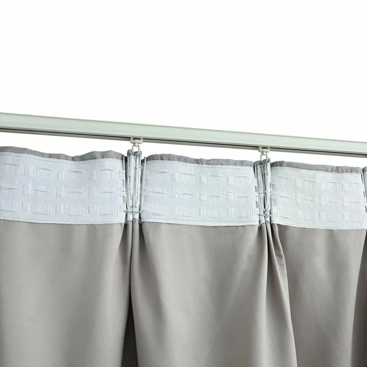 VIDAXL Rideaux Occultants Avec Crochets 2 Pcs Gris 140x245 Cm 6 VIDAXL Rideaux Occultants Avec Crochets 2 Pcs Gris 140x245 Cm – Image 4