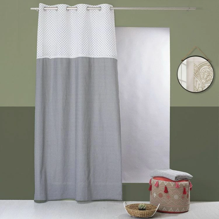 No Name Rideau à œillets 140x240 Margot Gris Coton 6 No Name Rideau à œillets 140x240 Margot Gris Coton – Image 4