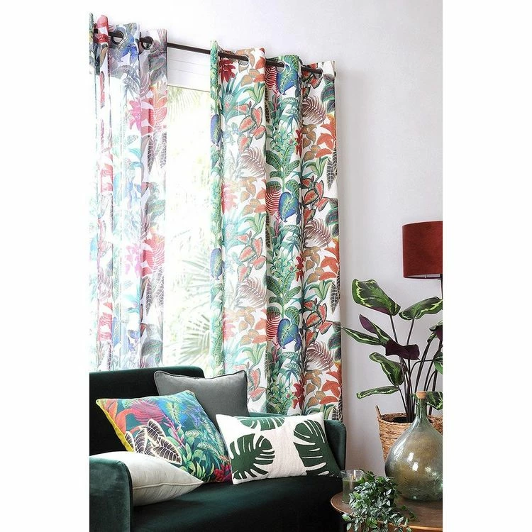 Lovely Casa Rideau à œillets 140x260 Cm Pattaya Blanc 5 Lovely Casa Rideau à œillets 140x260 Cm Pattaya Blanc – Image 3