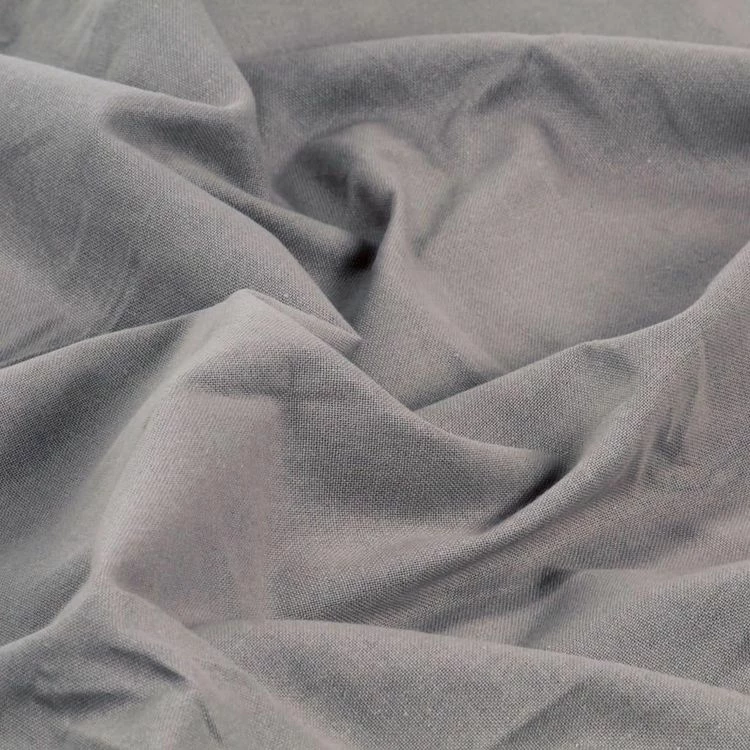 VIDAXL Rideaux Avec Anneaux En Metal 2 Pcs Coton 140x245 Cm Gris 6 VIDAXL Rideaux Avec Anneaux En Metal 2 Pcs Coton 140x245 Cm Gris – Image 4