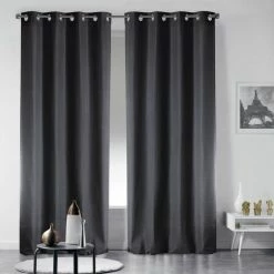 Paris Prix Rideau Occultant Noche 135x240cm Charbon 12 Paris Prix Rideau Occultant Noche 135x240cm Charbon -Auchan Boutique B2CD 1327