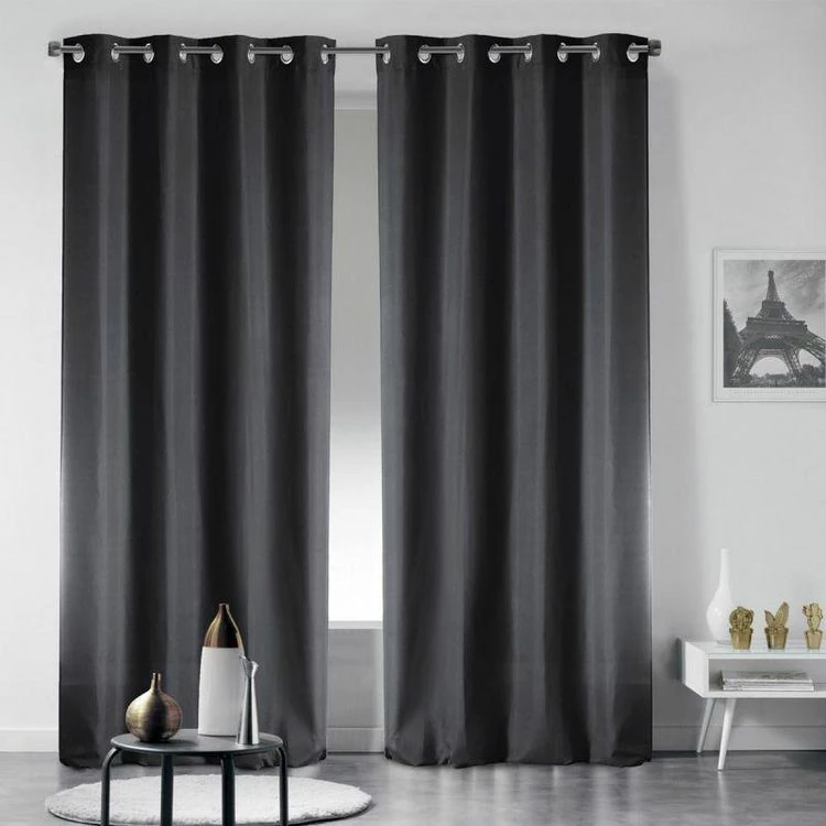 Paris Prix Rideau Occultant Noche 135x240cm Charbon 7 Paris Prix Rideau Occultant Noche 135x240cm Charbon – Image 5