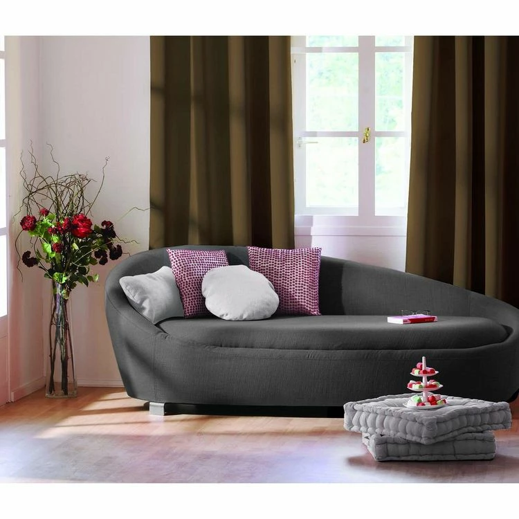 TOILINUX Lot De 2 Rideaux Unis Occultants Avec œillets - 140 X 240 Cm - Marron 5 TOILINUX Lot De 2 Rideaux Unis Occultants Avec œillets - 140 X 240 Cm - Marron – Image 3