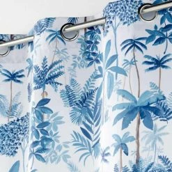 Paris Prix Rideau à Œillets Imprimé Amazonia 140x260cm Bleu 7 Paris Prix Rideau à Œillets Imprimé Amazonia 140x260cm Bleu -Auchan Boutique B2CD 1342