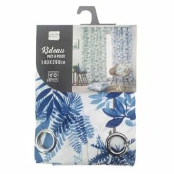 Paris Prix Rideau à Œillets Imprimé Amazonia 140x260cm Bleu 8 Paris Prix Rideau à Œillets Imprimé Amazonia 140x260cm Bleu -Auchan Boutique B2CD 1343