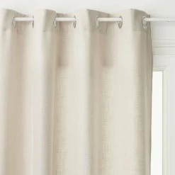 ATMOSPHERA Rideau En Polyester Modèle Léon - 140 X 260 Cm - Lin