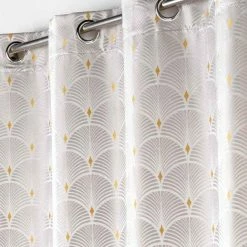 Paris Prix Rideau à Œillets Cadence 140x260cm Jaune 7 Paris Prix Rideau à Œillets Cadence 140x260cm Jaune -Auchan Boutique B2CD 1362