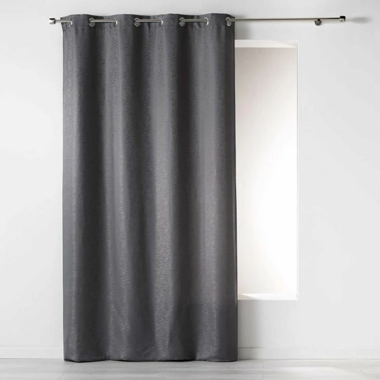 Paris Prix Rideau Uni Riad 140x260cm Gris Anthracite 3 Paris Prix Rideau Uni Riad 140x260cm Gris Anthracite