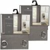 TOILINUX Lot De 2 Rideaux Panama - 140 X 260 Cm - Gris 1 TOILINUX Lot De 2 Rideaux Panama - 140 X 260 Cm - Gris -Auchan Boutique B2CD 1377