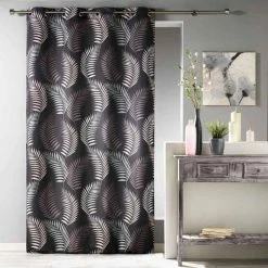 Paris Prix Rideau Ă Oeillets Goyave 140x280cm Chocolat