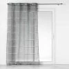 Paris Prix Rideau à Œillets Tissé Aloria 140x240cm Gris -Auchan Boutique B2CD 1385