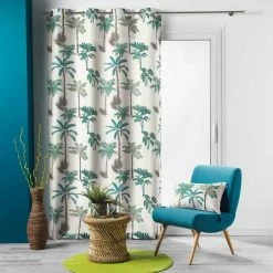 Paris Prix Rideau à Oeillets Banany 140x260cm Blanc -Auchan Boutique B2CD 1404