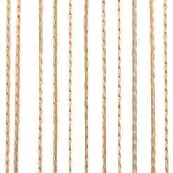 VIDAXL Rideau En Fils 2 Pcs 100 X 250 Cm Beige 9 VIDAXL Rideau En Fils 2 Pcs 100 X 250 Cm Beige -Auchan Boutique B2CD 1426