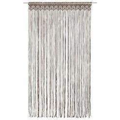 VIDAXL Rideau En Macrame Taupe 140x240 Cm Coton 8 VIDAXL Rideau En Macrame Taupe 140x240 Cm Coton -Auchan Boutique B2CD 1428