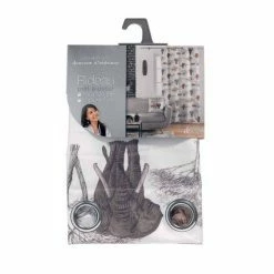 Paris Prix Rideau à Oeillets Toundra 140x260cm Blanc -Auchan Boutique B2CD 1452