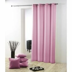 Paris Prix Rideau à Oeillets Essentiel 140x280cm Rose Dragée