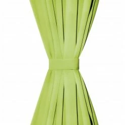 VIDAXL Rideau Occultant Avec Boucles 2 Pcs 140 X 245 Cm Vert -Auchan Boutique B2CD 1480