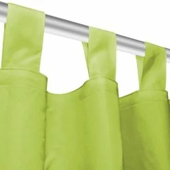 VIDAXL Rideau Occultant Avec Boucles 2 Pcs 140 X 245 Cm Vert -Auchan Boutique B2CD 1481