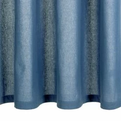 VIDAXL Rideaux Avec Anneaux En Metal 2 Pcs Coton 140x245 Cm Bleu -Auchan Boutique B2CD 1502