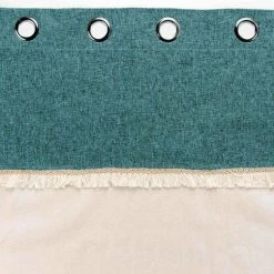 Paris Prix Rideau à Œillets Cancun 140x240cm Bleu -Auchan Boutique B2CD 1516