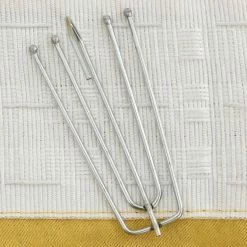 VIDAXL Rideaux Occultants Aspect Lin Et Crochets 2 Pcs Jaune 140x225cm -Auchan Boutique B2CD 156