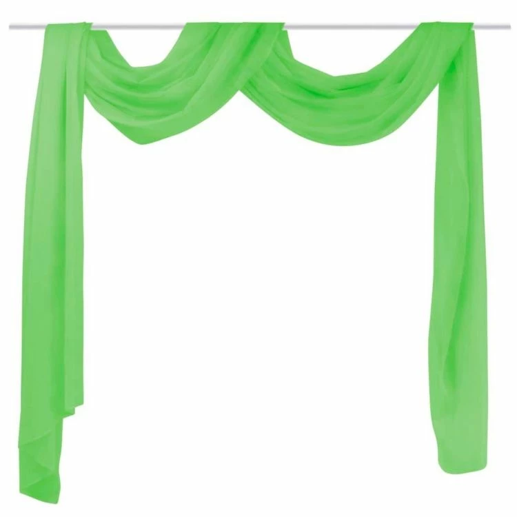 VIDAXL Voilage Drape Vert 140 X 600 Cm 3 VIDAXL Voilage Drape Vert 140 X 600 Cm