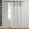 Paris Prix Rideau à Œillets Santorin 140x240cm Gris & Blanc