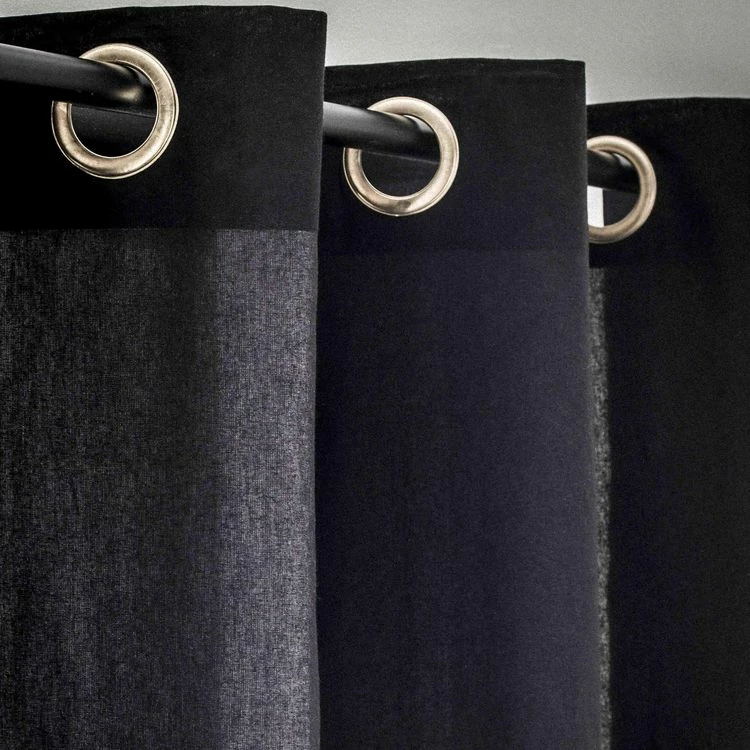 Today Rideau à œillets Today Gold Is Black 140x240 4 Today Rideau à œillets Today Gold Is Black 140x240 – Image 2