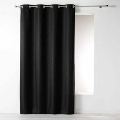 Paris Prix Rideau Uni Riad 140x260cm Noir