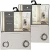 TOILINUX Lot De 2 Rideaux Panama - 140 X 260 Cm - Ivoire