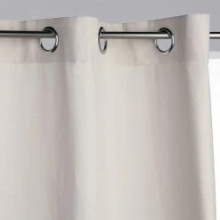 TOILINUX Lot De 2 Rideaux Panama - 140 X 260 Cm - Ivoire 10 TOILINUX Lot De 2 Rideaux Panama - 140 X 260 Cm - Ivoire -Auchan Boutique B2CD 1597