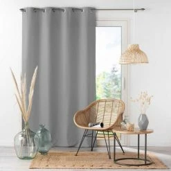 Paris Prix Rideau à Oeillets Absolu 140x280cm Gris