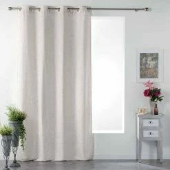 Paris Prix Rideau à Œillets Lonae 140x260cm Blanc 9 Paris Prix Rideau à Œillets Lonae 140x260cm Blanc -Auchan Boutique B2CD 1647