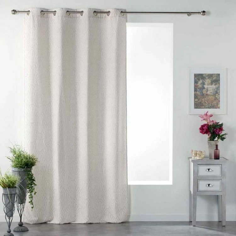 Paris Prix Rideau à Œillets Lonae 140x260cm Blanc 6 Paris Prix Rideau à Œillets Lonae 140x260cm Blanc – Image 4